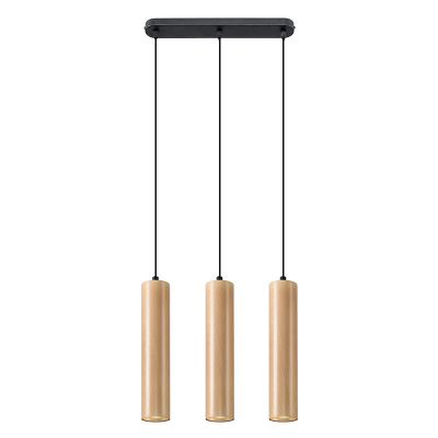 Drevené visiace svietidlo hnedé, Francina