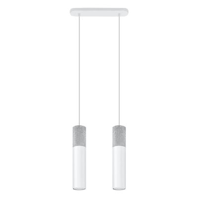 Betónové visiace svietidlo sivé, Fardou