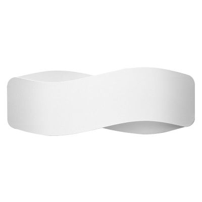 Hliníkové up down nástenné svietidlo biele, Keely