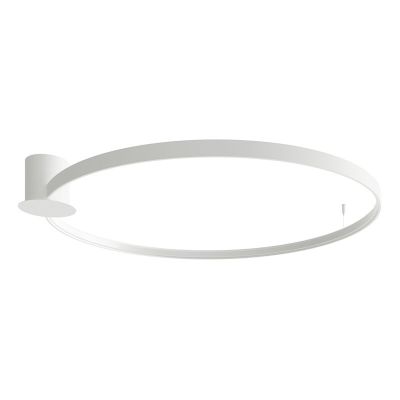 Hliníková stropná lampa biela, Ringo, 70 W, LED 3000 K