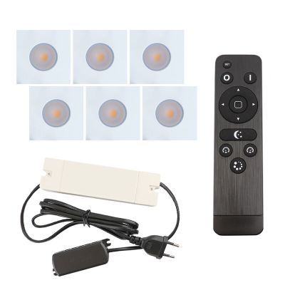 Hliníkové podhľadové svietidlo do altánku biele, Dico, 18 W, LED 2700 K, IP65, s diaľkovým ovládačom