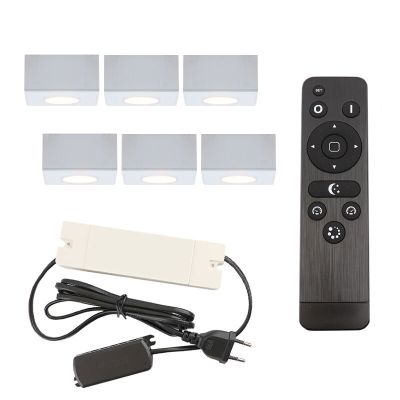 Hliníkové prisadené stropné svietidlo do altánku biele, Fredo, 18 W, LED 2700 K, IP44, s diaľkovým ovládačom