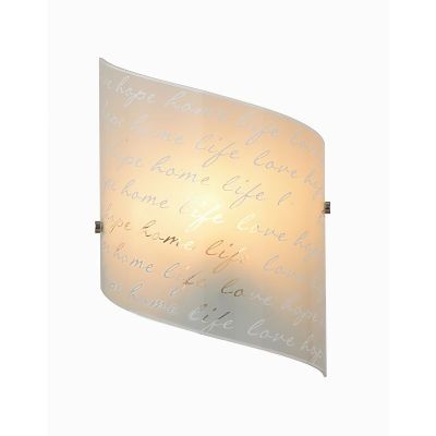 Biele nástenné svietidlo moderné, Anna