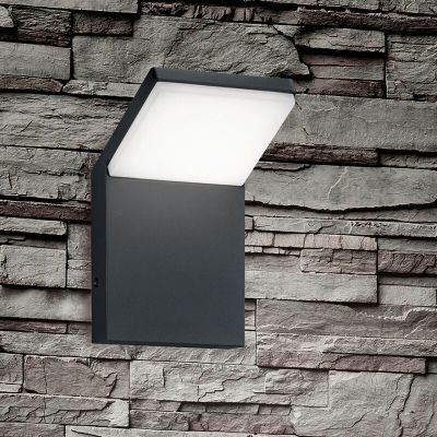 Antracité vonkajšie svietidlo moderné, Solana, 9 W, LED 3000 K, IP54