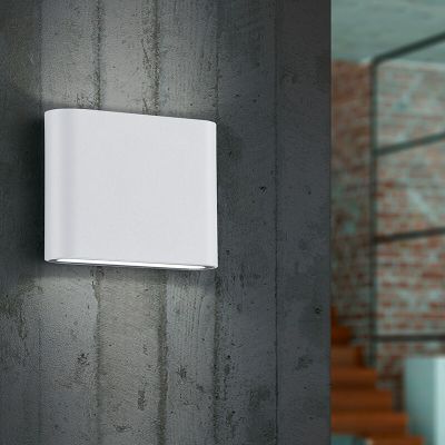 Biele vonkajšie svietidlo moderné, Bridlington, 2,5 W, LED 3000 K, IP54