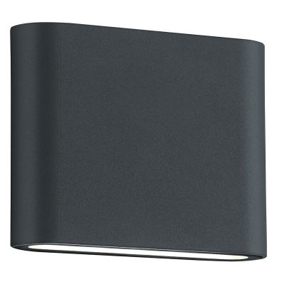 Antracité vonkajšie svietidlo moderné, Bridlington, 2,5 W, LED 3000 K, IP54