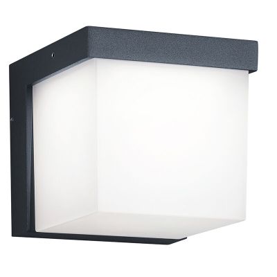 Antracité vonkajšie svietidlo hliníkové, Faro, 3,5 W, LED 3000 K, IP54