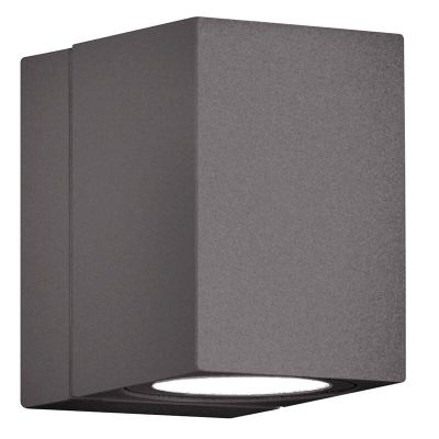 Antracité vonkajšie svietidlo hliníkové, Brixham, 3 W, LED 3000 K, IP54