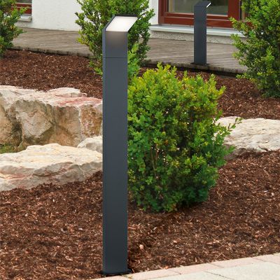 Čierny vonkajšie svietidlo moderný, Solana, 9 W, LED 3000 K, IP54