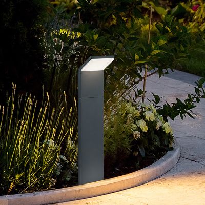 Čierny vonkajšie svietidlo moderný, Solana, 9 W, LED 3000 K, IP54
