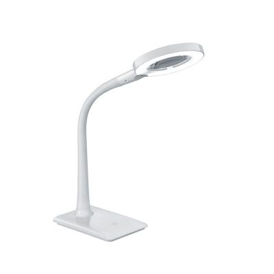 Biela lampa na písací stôl moderná, Ulyssae, 5 W, LED 3500 K, s vypínačom