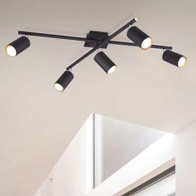 Čierna stropná lampa moderná, Kaso