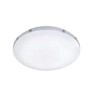 Chrómové stropné svietidlo do kúpeľne plastové, Brunella, 18 W, LED 3000 K, IP44