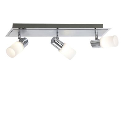 Sivé stropné bodové svetlo sklenené, Morely, 4,3 W, LED 3000 K
