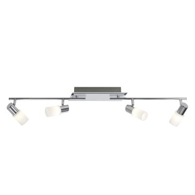 Sivé stropné bodové svetlo sklenené, Morely, 4,3 W, LED 3000 K
