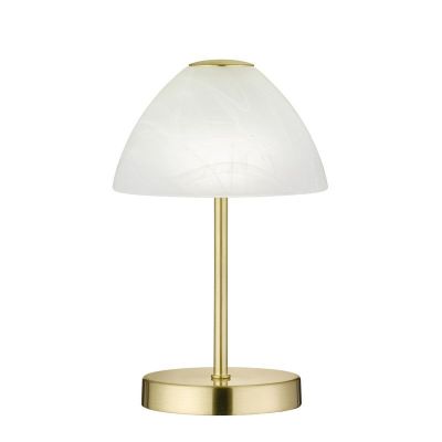 Mosadzná stolová lampa moderná, Aaron, 2,5 W, LED 3000 K, s vypínačom