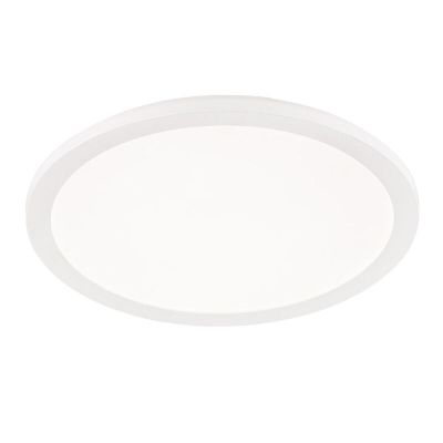 Biela stropná lampa moderná, Gistrup, 24 W, LED 3000 K, IP44