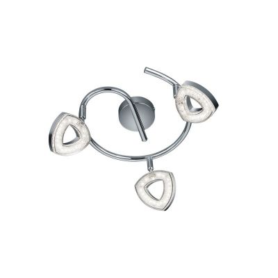 Chrómové nástenné svietidlo moderné, Vayannah, 4,5 W, LED 3000 K