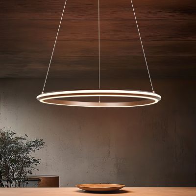 Hnedé visiace svietidlo moderné, Jiry, 48 W, LED white switch, s 3-stupňovým stmievačom