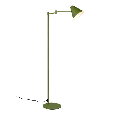 Zelená stojaca lampa moderná, Jille, s vypínačom