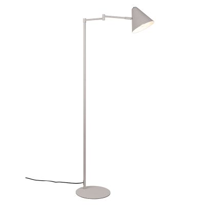 Sivá stojaca lampa moderná, Jille, s vypínačom
