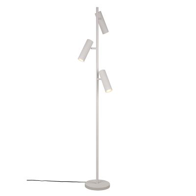Sivá stojaca lampa moderná, Sieb, s vypínačom