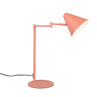 Oranžová lampa na písací stôl moderná, Jille, s vypínačom