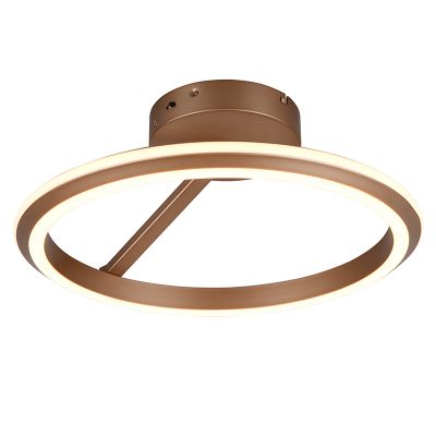 Hnedé stropné svietidlo moderné, Jiry, 34 W, LED white switch, s 3-stupňovým stmievačom