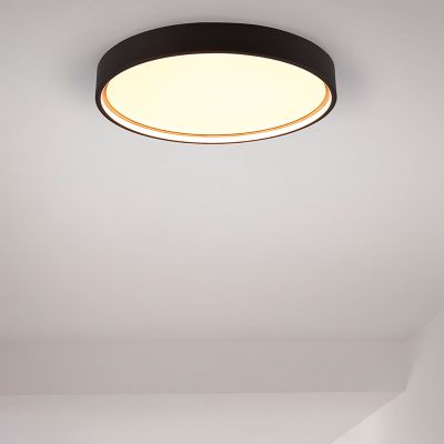 Čierna stropná lampa moderná, Destin, 29 W, LED white switch