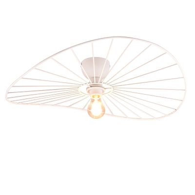 Biele stropné svietidlo industriálne, Dejan