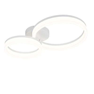 Biele stropné svietidlo dizajnové, Ufuk, 22 W, LED 4000 K