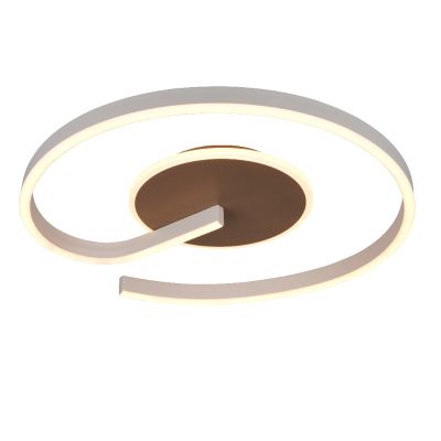 Hnedé stropné svietidlo dizajnové, Ymer, 21 W, LED white switch, s 3-stupňovým stmievačom