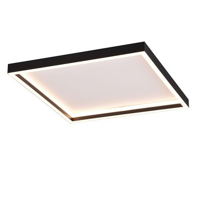 Čierna stropná lampa dizajnová, Gilbert, 20 W, LED 3000 K
