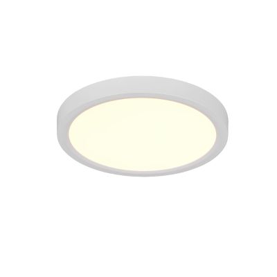 Biela stropná lampa moderná, Zayd, 18 W, LED white switch, s 3-stupňovým stmievačom