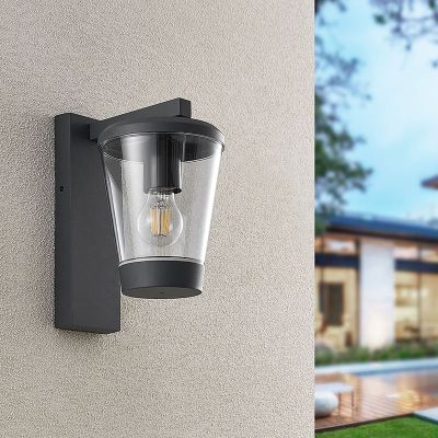 Antracité vonkajšie svietidlo moderné, Kerstin, IP44