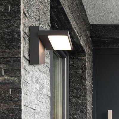Antracité vonkajšie svietidlo moderné, Tabita, 8 W, LED 3000 K, IP54