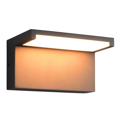 Antracité vonkajšie svietidlo moderné, Patrique, IP65