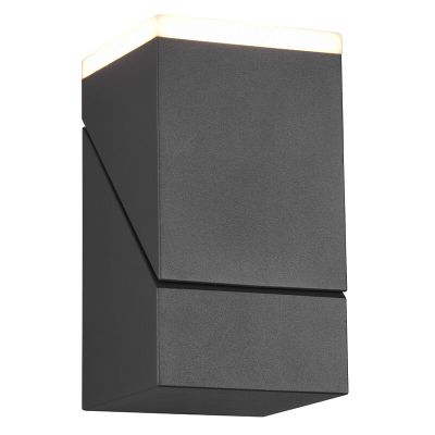 Antracité vonkajšie svietidlo moderné, Liron, 7 W, LED 3000 K, IP54