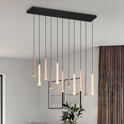 Čierne závesné svietidlo nad jedalensky stol moderné, Albartus, 3 W, LED white switch, s 3-stupňovým stmievačom