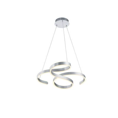 Strieborné visiace svietidlo moderné, Davu, 52 W, LED 3000 K