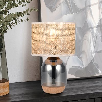 Chrómová stolová lampa rustikálna, Madui