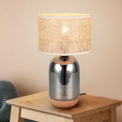 Chrómová stolová lampa rustikálna, Madui
