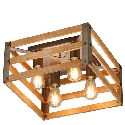 Niklová stropná lampa vintage, Ekon