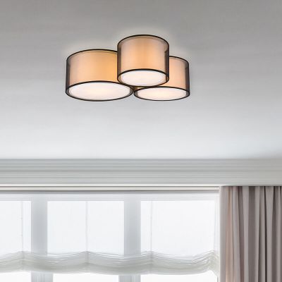 Antracitá stropná lampa moderná, Mirle