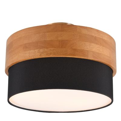 Čierna stropná lampa moderná, Sylvia