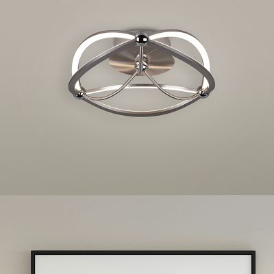 Niklová stropná lampa moderná, Remy, 20 W, LED 3000 K