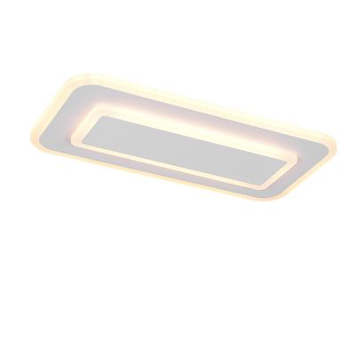 Biela stropná lampa moderná, Ulrike, s 3-stupňovým stmievačom