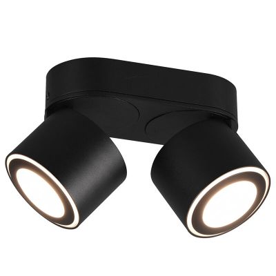 Čierna stropná lampa moderná, Jorno, 3,5 W, LED 3000 K