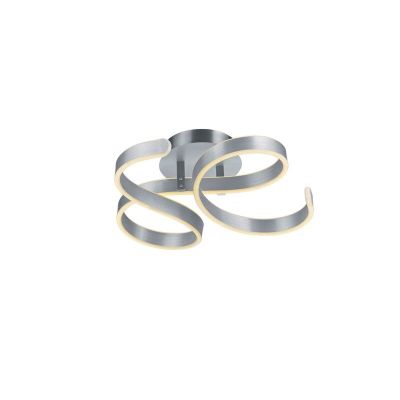 Strieborná stropná lampa moderná, Davu, 40 W, LED 3000 K