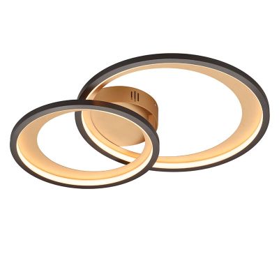 Čierna stropná lampa moderná, Kendi, 29 W, LED 3000 K